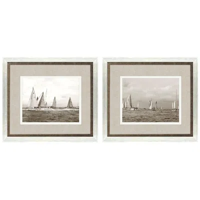 Paragon Regatta I 27"w X 23"h Framed Wall Art Set Of 2