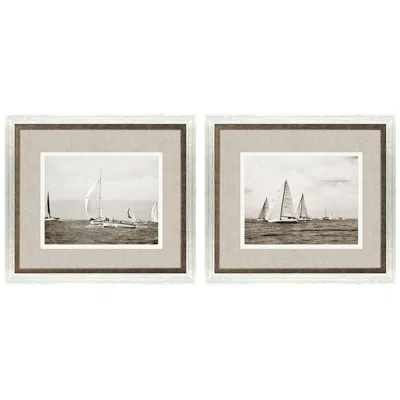 Paragon Regatta Ii 27"w X 23"h Framed Wall Art Set Of 2