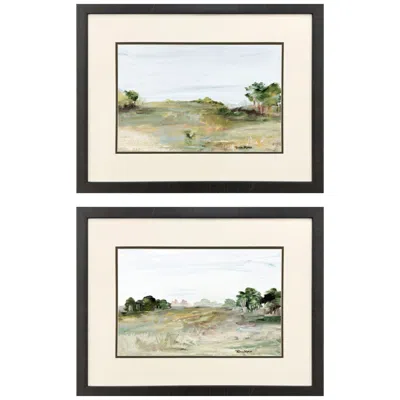 Paragon Relaxing View 26"w X 20"h Framed Art - Set Of 2