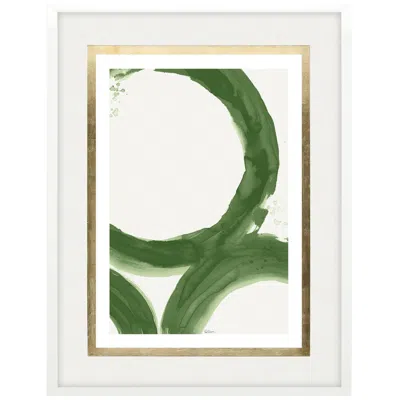 Paragon Rings Of Water I 34"w X 44"h Framed Art