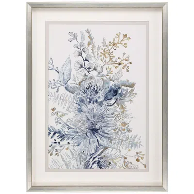 Paragon Royal Blue I 47" High Shadow Box Giclee Framed Wall Art
