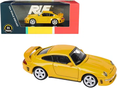 Paragon Ruf Ctr2 Blossom Yellow 1/64 Diecast Model Car By
