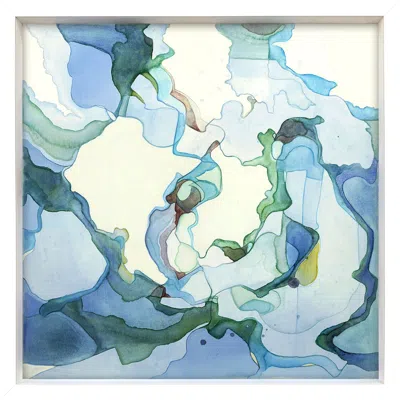 Paragon Safe Enclosure 3 34"w X 34"h Framed Art In Blue