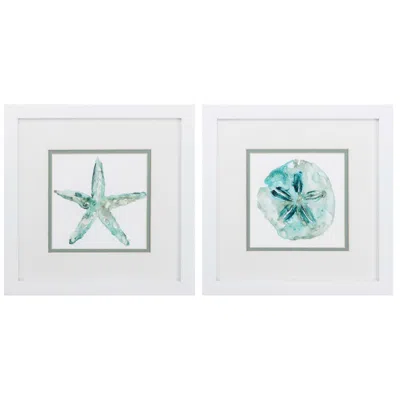 Paragon Sandstar 11"w X 11"h Framed Art Set Of 2