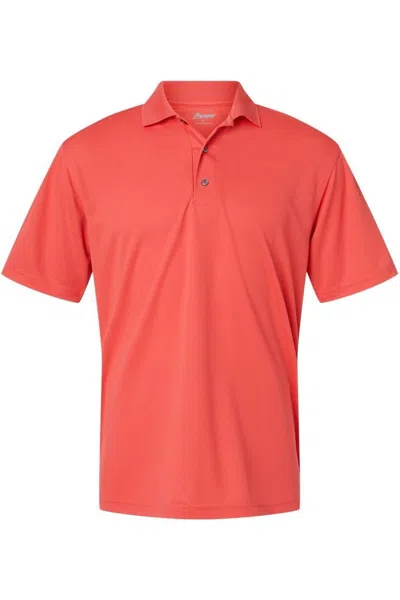 Paragon Saratoga Performance Mini Mesh Polo In Red