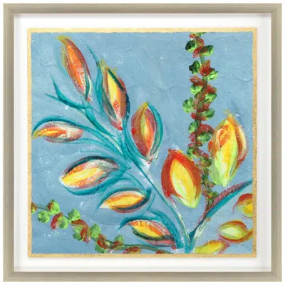 Paragon Sassy Botanica I 37" Square Giclee Framed Wall Art