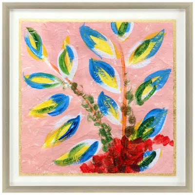 Paragon Sassy Botanica Iii 37" Square Giclee Framed Wall Art