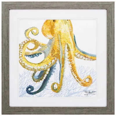 Paragon Sea Creature Octopus 23"w X 23"h Framed Art