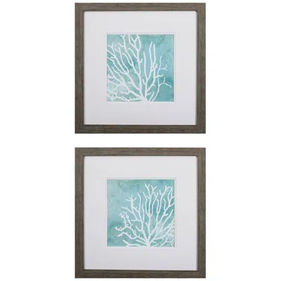 Paragon Sea Crown 23" Square 2-piece Framed Wall Art