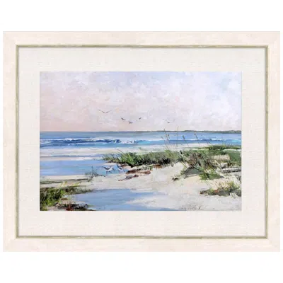 Paragon Seashore Serenity 36"w X 28"h Framed Art In Multi