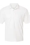 Paragon Saratoga Performance Mini Mesh Polo In White