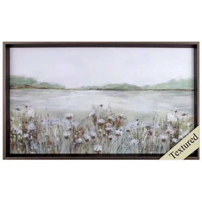Paragon Secret Lake I 31"w X 18"h Non-glass Framed Art