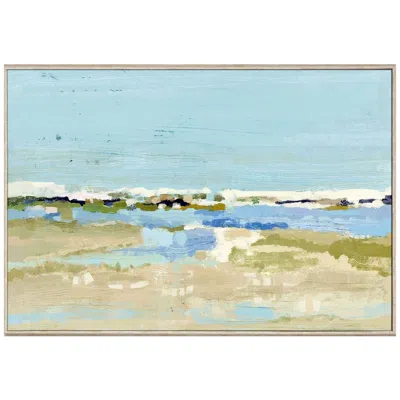 Paragon Serenity At Sea 31"w X 21"h Non-glass Framed Art In Multi