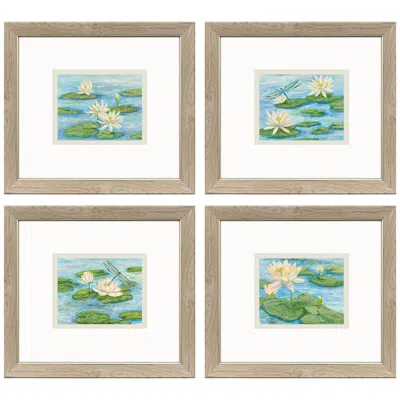 Paragon Serenity In Bloom 20"w X 18"h Framed Art Set Of 4