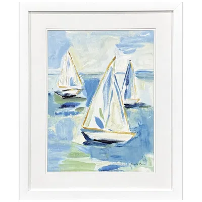 Paragon Setting Sail I 27"w X 33"h Coastal Framed Art