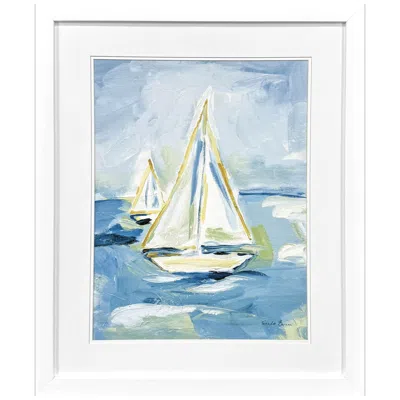 Paragon Setting Sail Ii 27"w X 33"h Coastal Framed Art