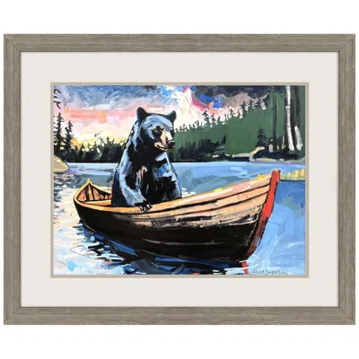 Paragon Shades Of Red 33"w X 27"h Framed Art