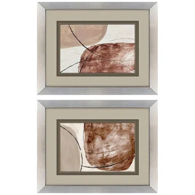 Paragon Shining Taupe 26"w X 20"h Framed Art Set Of 2