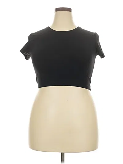 Pre-owned Paragon Short Sleeve Turtleneck In Black