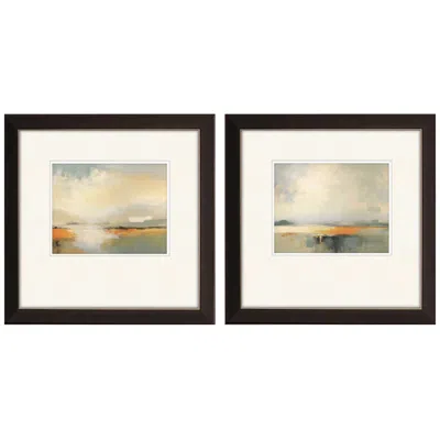 Paragon Silent Landscape Ii 19"w X 19"h Framed Art Set Of 2