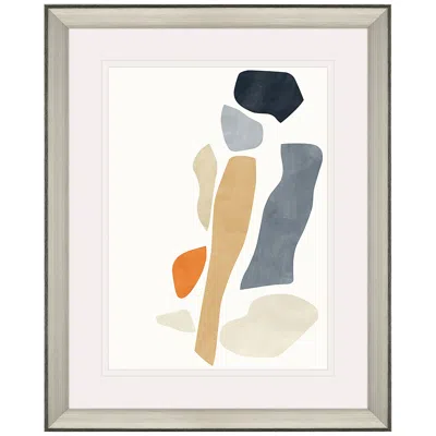 Paragon Silhouette Blocks Reflect 44" Wide Framed Giclee Wall Art