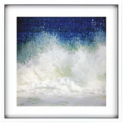 Paragon Splish 42" Square Framed Shadow Box Giclee Wall Art