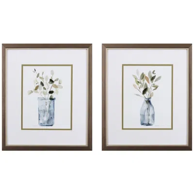 Paragon Still Moment 14"w X 16"h Framed Art Set Of 2