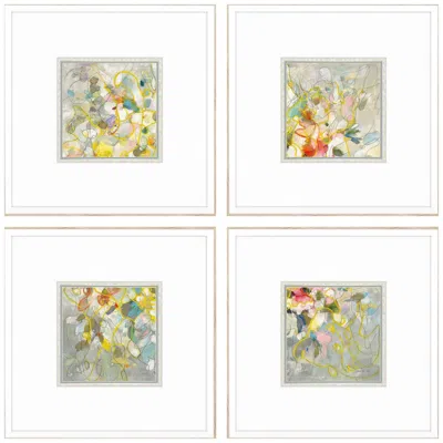Paragon Strings Of Lights 20"w X 20"h Framed Art Set Of 4 In Multi