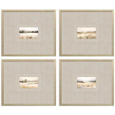 Paragon Subtle Landscape 15" Wide 4-piece Framed Wall Art Set