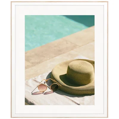 Paragon Summer Chill - Cool 36" High Giclee Framed Wall Art