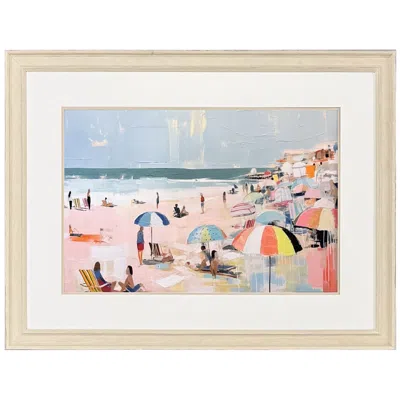 Paragon Summer Days On Beach Vi 42"w X 32"h Framed Wall Art