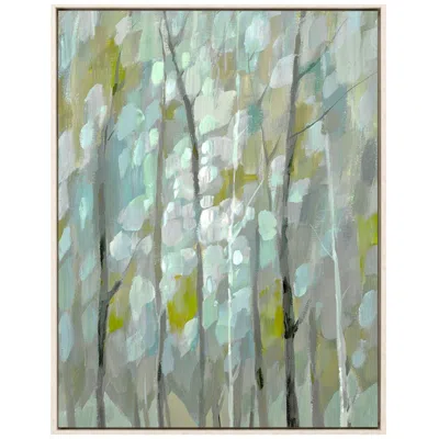 Paragon Summer Trees I 38"w X 50"h Canvas In Green