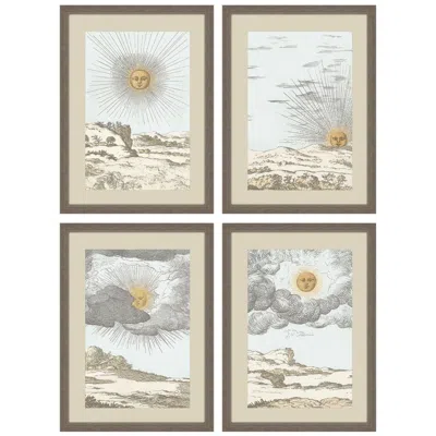 Paragon Sun Framed Wall Art 18"w X 24"h Set Of 4