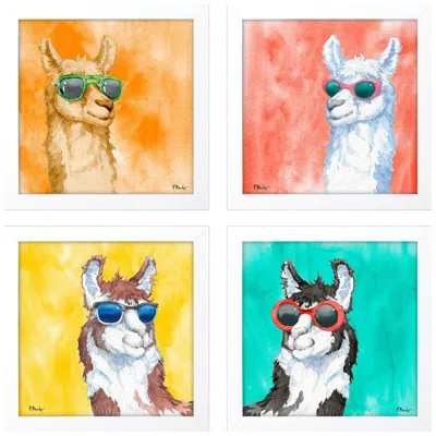 Paragon Sunny Farm 11"w X 11"h Framed Art Set Of 4 In Multi