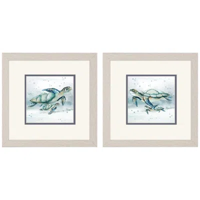 Paragon Swim Lessons 11"w X 11"h Framed Art Set Of 2