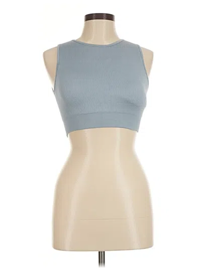 Pre-owned Paragon Tank Top Blue Halter Neckline Tops