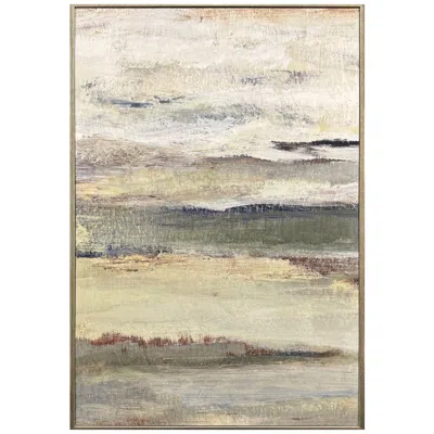Paragon The Land Breathes I 24"w X 36"h Framed Art In Brown