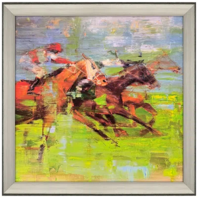 Paragon They Are Coming 40"w X 40"h Framed Art