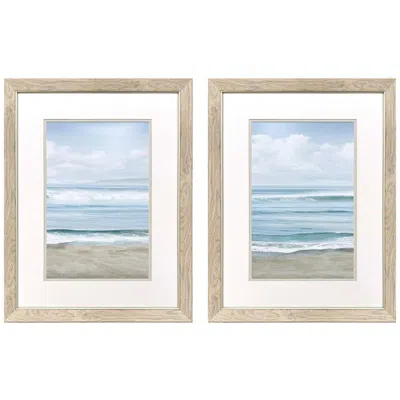 Paragon Timeless Waves 21"w X 27"h Framed Art - Set Of 2