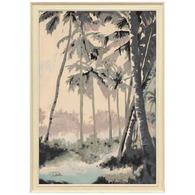 Paragon Tropical Forest 34"w X 49"h Framed Art In Multi