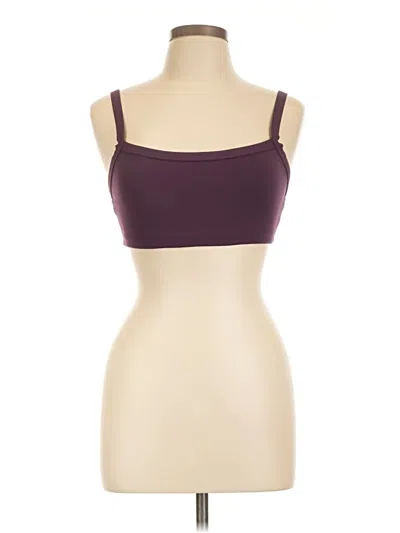 Pre-owned Paragon Tube Top Burgundy Strapless Neckline Tops