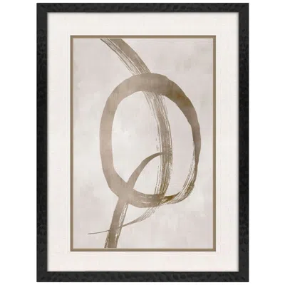 Paragon Twisting Paths 25"w X 34"h Framed Art In Multi