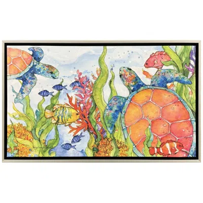 Paragon Under The Sea 36"w X 22"h Coastal Canvas