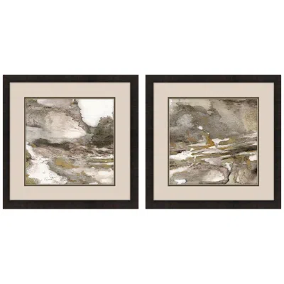 Paragon Urban Reflection I 18"w X 18"h Framed Art Set Of 2 In Black