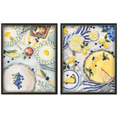 Paragon Uttermost Abstract Reflections 49.5" Framed Canvas Wall Art