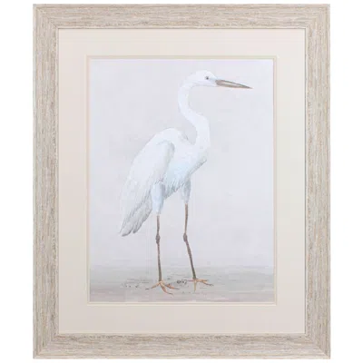 Paragon Vintage Heron I 34" High Rectangular Framed Wall Art