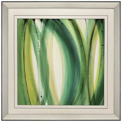 Paragon Viridian 3 36"w X 36"h Framed Art