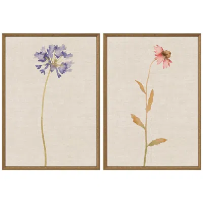 Paragon Wild Flourish I 21"w X 31"h Framed Art Set Of 2