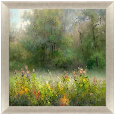 Paragon Wildflowers And Woods 41"w X 41"h Framed Art