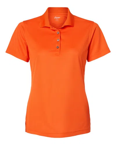 Paragon Women's Saratoga Performance Mini Mesh Polo In Orange